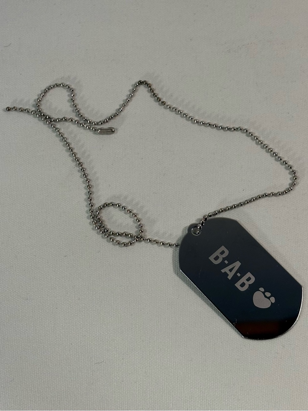 BUILD-A-BEAR WORKSHOP MILITARY ARMY SOLDIER DOG TAGS PLUSHY BEAR ACCESSORY